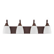 Capital Lighting Trenton 4 Light 30" Wide Bathroom Vanity Light Bronze