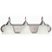 Capital Lighting 3 Light 24" Wide Bathroom Vanity Light Matte Nickel