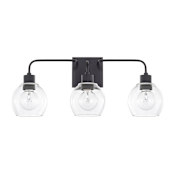 Capital Lighting Tanner 3 Light 25" Wide Bathroom Vanity Light Matte Black