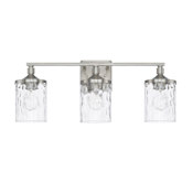 Capital Lighting Colton 3 Light 24" Wide Bathroom Vanity Light Brushed Nickel