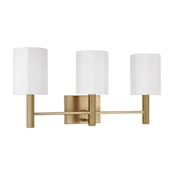 Capital Lighting Adrian 3 Light 25" Wide Vanity Light Aged Brass