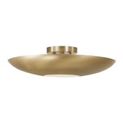 Capital Lighting Gia 4 Light 23" Wide Semi-Flush Bowl Ceiling Fixture Aged Brass
