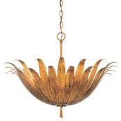Capital Lighting Eden 4 Light 24" Wide Abstract Chandelier Antique Gold