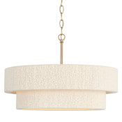 Capital Lighting Delaney 4 Light 20" Wide Pendant Matte Brass