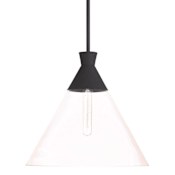 Capital Lighting Paloma 15" Wide Pendant Textured Black