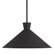 Capital Lighting Paloma 18" Wide Pendant Textured Black