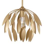 Capital Lighting Margeaux 14" Wide Botanical Pendant Buffed Gold