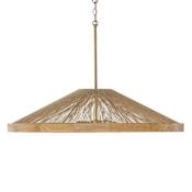 Capital Lighting Maya 4 Light 31" Wide Pendant Matte Brass