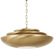 Capital Lighting Gia 22" Wide Pendant Aged Brass