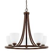 Capital Lighting Jameson 5 Light 26" Wide Ring Chandelier Bronze