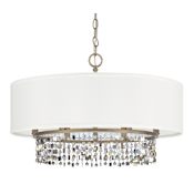 Capital Lighting Harper 6 Light 24" Wide Pendant Brushed Gold