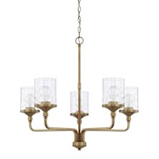 Capital Lighting Colton 5 Light 28" Wide Chandelier Aged Brass