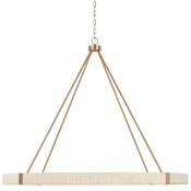 Capital Lighting Delaney 12 Light 48" Wide Ring Chandelier Matte Brass