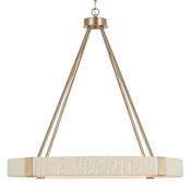 Capital Lighting Delaney 4 Light 26" Wide Ring Chandelier Matte Brass
