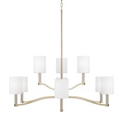 Capital Lighting Ingrid 9 Light 40" Wide Chandelier Matte Brass