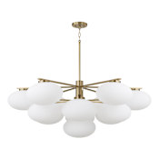 Capital Lighting Soren 13 Light 46" Wide Chandelier Aged Brass