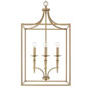 Capital Lighting Abbie 4 Light 18" Wide Pendant Aged Brass