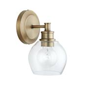 Capital Lighting Mid Century 10" Tall Wall Sconce Aged Brass