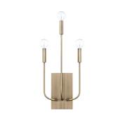 Capital Lighting Zander 3 Light 20" Tall Wall Sconce Aged Brass