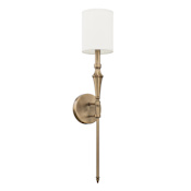Capital Lighting 27" Tall Bathroom Sconce Aged Brass