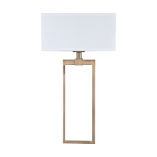 Capital Lighting 2 Light 28" Tall Bathroom Sconce Aged Brass