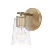 Capital Lighting Portman 9" Tall Wall Sconce Aged Brass