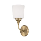 Capital Lighting Presley 14" Tall Wall Sconce Aged Brass