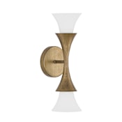 Capital Lighting Nola 2 Light 15" Tall Wall Sconce Mystic Luster