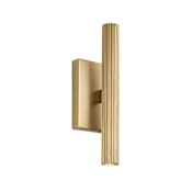 Capital Lighting Ian 12" Tall LED Wall Sconce Aged Brass