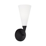 Capital Lighting Gatsby 14" Tall Wall Sconce Matte Black