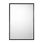 Capital Lighting 26" W x 38" H Rectangular Metal Framed Accent Mirror Matte Black