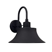 Capital Lighting Brock 13" Tall Outdoor Wall Sconce Black