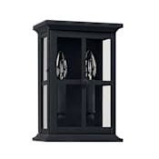 Capital Lighting Mansell 2 Light 11" Tall Outdoor Wall Sconce Black