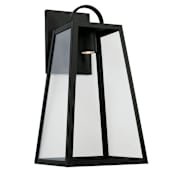 Capital Lighting Leighton 23" Tall Outdoor Wall Sconce Black