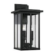 Capital Lighting Barrett 3 Light 18" Tall Outdoor Wall Sconce Black