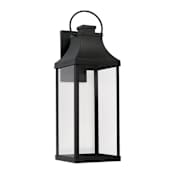 Capital Lighting Bradford 27" Tall Outdoor Wall Sconce Black