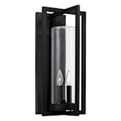 Capital Lighting Kent 2 Light 20" Tall Wall Sconce Black