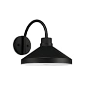 Capital Lighting Lofton 11" Tall Outdoor Wall Sconce Black