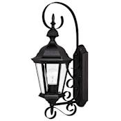 Capital Lighting Carriage House 23" Tall Outdoor Wall Sconce Black