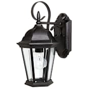 Capital Lighting Carriage House 15" Tall Outdoor Wall Sconce Black