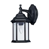 Capital Lighting Outdoor 12" Tall Outdoor Wall Sconce Black