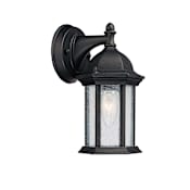 Capital Lighting Main Street 10" Tall Outdoor Wall Sconce Black