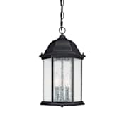 Capital Lighting Main Street 3 Light 10" Wide Outdoor Taper Candle Mini Pendant Black