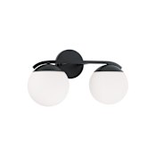 Capital Lighting Oliver 2 Light 17" Wide Vanity Light Matte Black
