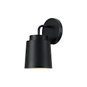 Capital Lighting Pratt 10" Tall Wall Sconce Matte Black