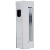 Cavilock Non-Latching Passage Pocket Door Pull for 1-3/4 Inch Door Thickness Bright Chrome