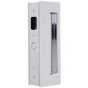 Cavilock Magnetic Latching Passage Pocket Door Pull for 1-3/4 Inch Door Thickness Bright Chrome