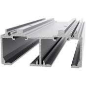 Cavity Sliders 12 Foot Heavy Duty Aluminum Top Wall Mount Double Sliding Door Track for 1-3/8" Doors N/A