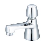 Central Brass 1.5 GPM Single Handle Slow-Close Deck Mounted Bathroom Faucet Polished Chrome