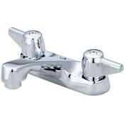 Central Brass 1.2 GPM Double Handle Bathroom Faucet with Lever Handles Polished Chrome